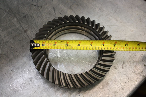 Ring Gear Diameter
